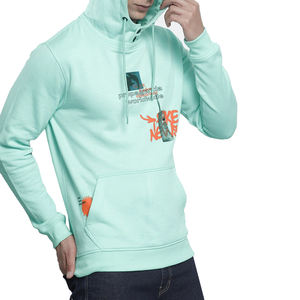 Sudadera Deportiva Casual para Hombre, 100% Algodón, Sudadera con Capucha Personalizada, Nuevo Estilo para Invierno, Ropa ODM, Sudadera Lisa Teñida para Hombre - Product Image 4