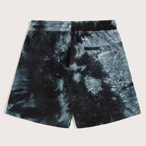 Shorts de Baño para Hombre, Secado Rápido, Estilo Tie Dye, Cintura Elástica, Casuales - Product Image 1