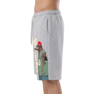 Shorts personnalisés DTG DTF imprimés en coton, streetwear décontracté, shorts graphiques, tissu doux, vêtements personnalisés, fabricant OEM - Product Image 4
