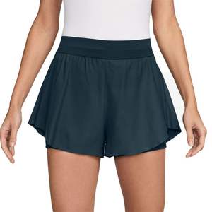 Jupe de tennis sportive respirante à taille mi-haute personnalisée avec poches pour femmes, en tissu tricoté Spandex/Polyester - Product Image 1