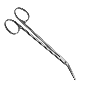 Ciseaux angulaires Locklin 16 cm, chirurgie générale, acier inoxydable, bord dentelé, instrument chirurgical - Product Image 3