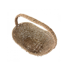 Panier cadeau en jonc de mer naturel en gros avec poignée pour Pâques et Noël, paniers cadeaux en vrac à prix avantageux du Vietnam - Product Image 1
