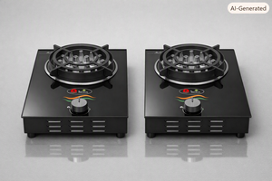 Rickul Electric Flame Plasma Cooktop – 3000W Single Burner Glass Top <b>Stove</b> - Product Image 2