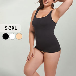 Seamless tank <b>Top</b> Bodysuit Vest With Tight Fit Waist Slimming for Women Women Tank <b>Top</b> Plus Size Wholesale Rate Cheap Price - Product Image 3