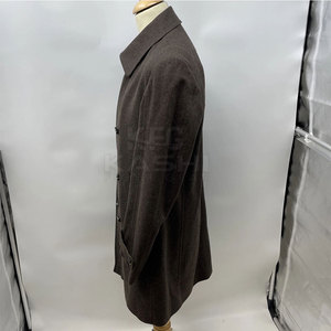 เสื้อโค้ทขนสัตว์ผู้ชายแบบยาว ดีไซน์สั่งทำคุณภาพสูง ผลิตจากผ้าพรีเมียม ราคาโรงงานโดยตรง MOQ ต่ำ ผู้ผลิตจากปากีสถาน - Product Image 2