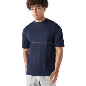 Camiseta 100% Algodón para Hombre, Corte Holgado, Fabricante OEM ODM al por Mayor, Impresión de Logotipo Personalizado, Alta Calidad - Product Image 5