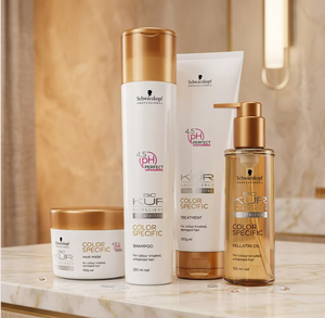 Champú Herbal Aclarante con Protección del Color 2 en 1, Fórmula de Queratina para Cabello Teñido, Uso Unisex para Adultos - Product Image 1