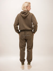 Sweat à capuche surdimensionné pour homme, de haute qualité, léger, 100% coton molletonné, 300g, respirant, anti-boulochage, automne, écologique - Product Image 4