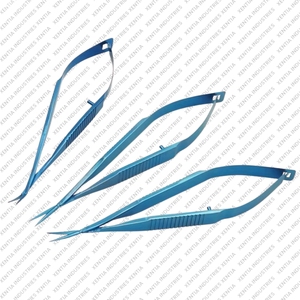 Ciseaux de capsulotomie en titane de 11 pouces, ultra légers, instrument de micro-coupe ophtalmique, outil de chirurgie oculaire non magnétique - Product Image 3