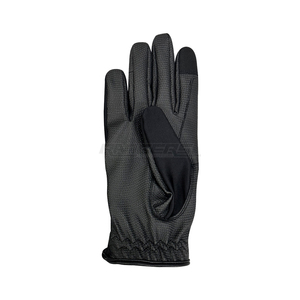Black Horse Riding Gloves Unisex Unique Style <b>Full</b> Finger Anti <b>Slip</b> Equestrian Gloves Low MOQ OEM Custom Riding Gloves - Product Image 3
