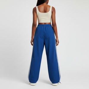 Pantalon de survêtement décontracté pour femme, coupe régulière, en molleton polyester/coton respirant, écologique, de haute qualité, uni, avec taille élastique - Product Image 6