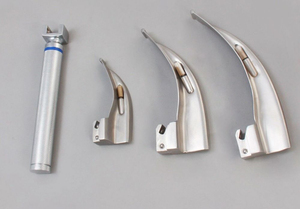 Set de Laringoscopio Macintosh AA con Mango Pequeño y 3 Hojas Tamaño 1, 3, 4, Kit de Intubación para Anestesia ORL, Aprobado por CE - Product Image 4