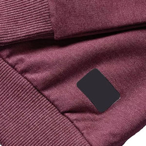 เสื้อสเวตเตอร์ถักแขนยาวคอกลมสำหรับผู้หญิง สีทึบ สีเบอร์กันดี ใส่ได้ในฤดูใบไม้ร่วง ทรงปกติ ระบายอากาศได้ดี สไตล์ลำลอง - Product Image 6