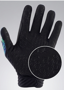 Gants de cyclisme d'hiver à doigts complets en polyester polyamide légers et respirants, design moto, sublimation, pour l'extérieur, vente en gros - Product Image 3