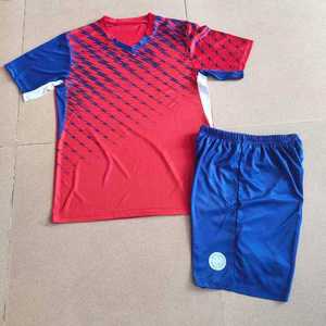 Jersey Sepak Bola Pria dengan Nama/Nomor yang Dapat Disesuaikan, Cetak Transfer Panas, 100% Poliester, Cepat Kering, Lengan Pendek, Musim Panas, Bagian Depan - Product Image 4