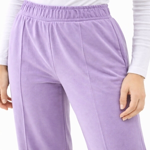 Women <b>Track</b> <b>Pants</b> Loose Fit Drawstring Wide <b>Leg</b> Shape Relaxed Fit Full Length Elastic Waistband <b>Straight</b> <b>Leg</b> Custom <b>pant</b> - Product Image 4