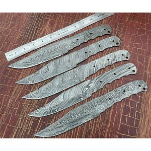 Juego de Cuchillos de Chef Jexmoo Personalizados Hechos a Mano con Hoja de Acero de Damasco y Funda de Cuero - Regalo para Chef - Product Image 2