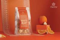 Chocolate compuesto blanco de alta calidad con sabor a yogur de naranja, nueces surtidas y mezcla de frutas Fábrica OEM