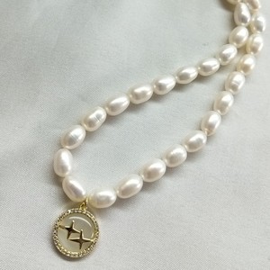 Collier en perles d'eau douce naturelles de 3 à 4 mm, or 18 carats, argent 925, Aurora, rond, sans défaut, collier de plafond en perles - Product Image 3