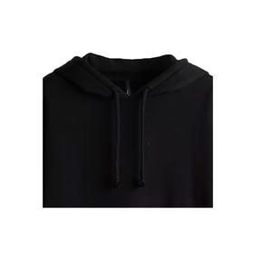 Sweat-shirts surdimensionnés personnalisés pour femmes en coton et fibre de bambou, décontractés, hiver-printemps, écologiques, respirants, coupe-vent, gaufrés - Product Image 4