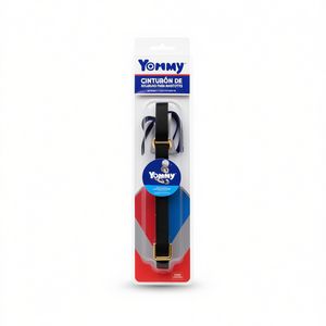 Cinturón de seguridad para mascotas Yommy, ajustable de 50-70 cm, para uso en automóvil - Product Image 2