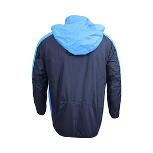 <b>Men</b> Sports <b>Jacket</b> <b>Rain</b> Coat Windbreaker Hooded <b>Lightweight</b> Quick Dry Waterproof Running Outdoor Coat Navy Blue Black Green - Product Image 3