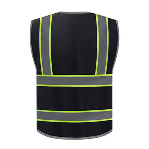 Customized High Visibility Safety Vest Security <b>Reflective</b> Breathable Corduroy V-neck Men's Unisex Autumn - Product Image 1