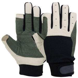 Gants de navigation professionnels en cuir synthétique avec une adhérence haute performance et un confort ultime pour les longues journées sur l'eau - Product Image 4