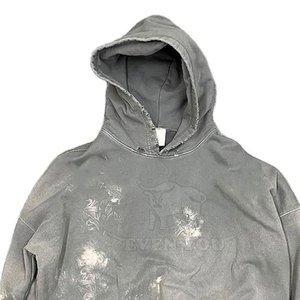 Sudaderas con Capucha de Diseño Personalizado de Alta Calidad, Sudaderas con Capucha Informales de Talla Grande con Efecto Desgastado - Product Image 2