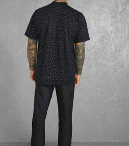 Camiseta Personalizada para Hombre con Pedrería, 100% Algodón, Color Sólido, Brillante, Transpirable, Ecológica, con Cristales, a la Moda - Product Image 2