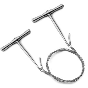 Premium Quality Manual Orthopedic Gigli Saw Wire Set Two Handles Rust <b>Free</b> Reusable Stainless Steel by Enved Enterprises - Product Image 1