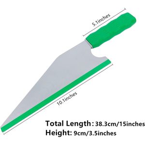 Tergivetro a lama lunga 15 pollici per pellicole oscuranti, lama in gomma da 10 pollici per grandi superfici e angoli stretti, eccellente per la pulizia del parabrezza - Product Image 2