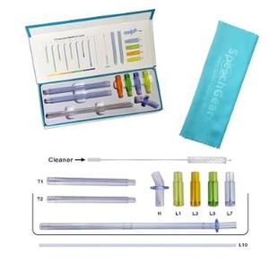 Tube d'aspiration transparent SpeechGears pour la thérapie orale et la rééducation de la mastication et de la déglutition chez les enfants ayant des besoins spéciaux - Product Image 1