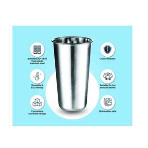 Gobelet réutilisable classique, tasse à boisson multifonctionnelle pour l'eau, les jus, les boissons, la maison, le bureau, les voyages - Product Image 4