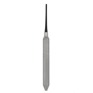 Instrument chirurgical dentaire hybride noir en acier inoxydable, petit, droit, pour extraction dentaire et coupe de ligaments - Product Image 1