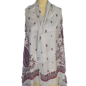 Bufanda de Viscosa con Estampado Floral Paisley, Suave, Ligera, Elegante, con Patrón Floral, Chal de Moda para Mujer - Product Image 3