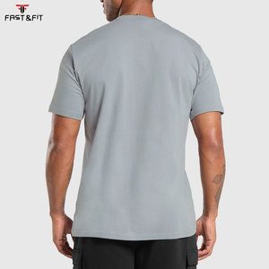 Camiseta de Moda Masculina, Informal, Lisa, con Estampado Digital, 180g, de Algodón Tejido, Diseño en Blanco - Product Image 2