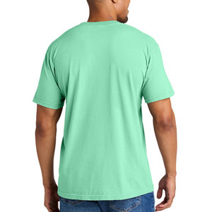 เสื้อยืดผู้ชายพรีเมียม สวมใส่สบาย สีพื้นฐาน ทรงคลาสสิก ขายส่ง เสื้อยืดลำลอง สกรีนลายได้ตามสั่ง ไซส์ใหญ่ - Product Image 2