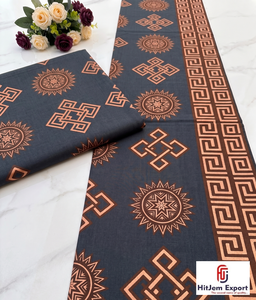 Custom African Wax Print Twill Cotton <b>Fabric</b> Tanzania Design Ankara Outdoor Dress Material OEM ODM <b>Fabric</b> Manufacturer - Product Image 1
