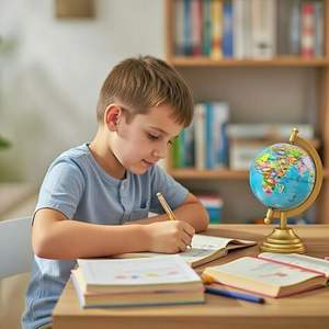 Globo Terráqueo de Escritorio de 16 cm, Mapa del Mundo Educativo, Globo de Geografía para Estudiantes, Globo Giratorio Pequeño, Decoración de Escritorio Educativa - Product Image 4