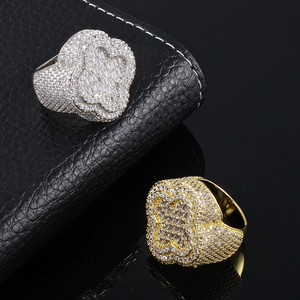 Mens Lab Grown Diamond <b>Ring</b> 925 Silver Baguette Cut Iced Out Luxury Statement <b>Cocktail</b> <b>Ring</b> - Product Image 5
