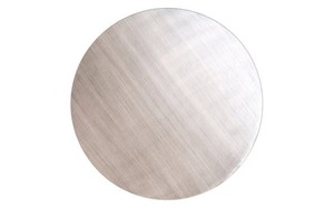 Modern Metal Geometric Coffee <b>Table</b> With Geometric Pattern Round Top Contemporary Living Room Furniture Decorative Side <b>Table</b> - Product Image 6