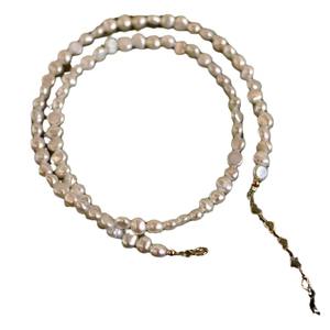 สร้อยคอมุกน้ำจืดทรงบาร็อคธรรมชาติ สร้อยคอระดับไฮเอนด์ ดีไซน์เก๋ โด่งดังในโลกออนไลน์ - Product Image 5