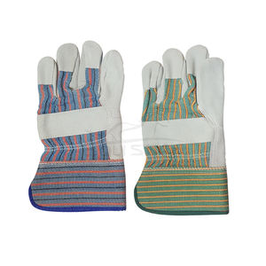 Guantes de Trabajo de Cuero Vacuno al por Mayor, Resistentes y de Alta Resistencia, Guantes de Protección para Manos, Talla Grande, Guantes de Seguridad para Almacenes - Product Image 1