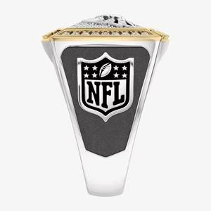 Anillo de Campeonato de los Philadelphia Eagles, Totalmente Personalizado, Clásico de Dos Tonos para Hombre, Personalizado para Escuela Secundaria o Universidad, con Diamantes VVS Únicos - Product Image 3
