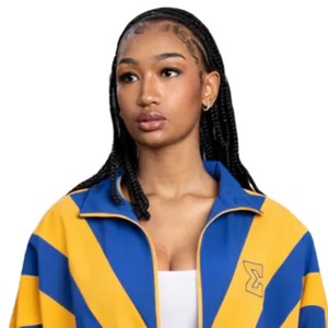 Conjunto Deportivo Corto Retro Sigma Gamma Rho para Mujer, Azul y Dorado, Dos Piezas, Estilo Casual Urbano, Ropa Deportiva de la Hermandad Griega - Product Image 3