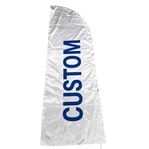 Drapeau plume en aluminium personnalisé pour l'extérieur avec impression numérique, drapeau de plage - Product Image 5