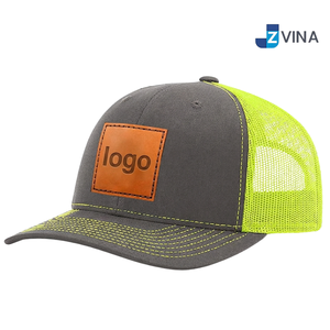 Custom Logo Snapback Cap With White Logo Patch Front Panel Adjustable Unisex Street Style Cotton <b>Hat</b> - Product Image 4