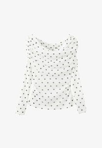 Women's Off-Shoulder T-Shirt Custom Logo Appliques Print 100% Cotton Solid Knitted Casual Regular Fit Breathable Feature - Product Image 1