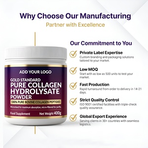 Colágeno Hidrolizado Puro OEM en Polvo, Péptidos de Colágeno Bovino, Suplemento Dietético - Product Image 4